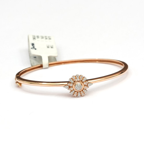 Hallmarked 18K Solid Gold Cuff Bracelet Fine Jewelry -213