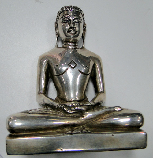 vintage sterling silver Buddha  statue solid silver