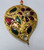 vintage antique tribal old gold  kundan meena pendant diamond ruby
