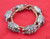 VINTAGE ANTIQUE TRIBAL OLD SILVER BRACELET RAJASTHAN 629