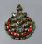 vintage antique Rose cut diamond & pearl pendant