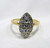Diamond Ring Vintage 18 K gold Diamond Ring jewelry