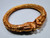 vintage 22 k solid gold engraved design bangle bracelet cuff