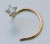 18 K Diamond set nose pin stud  nosering