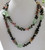 Designer Tourmaline gemstone necklace beads long 6713