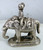 vintage antique sterling silver elephant statue miniature w Mahoot