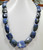 967 cts Lapis gemstones strand necklace