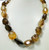 115 ct faceted onyx tumble strand necklace
