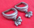 ANCIENT TRIBAL OLD SILVER SOLID  BIG TOE RINGS PAIR IND