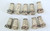 925 STERLING SILVER COAN BEADS JEWELRLY LOT 10 PCS 3053