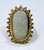 Estate Handmade 14 K solid gold Opal gemstone ring vintage