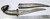 Dagger knife with Damascus steel blade & pure silver wire (bidaree work) 9500