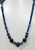 250 kt lapis with 925 sterling silver gemstone beads necklace blue jewelry