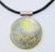 VINTAGE OLD SILVER GOLD PENDANT JEWELRY NECKLACE BEAD 3152