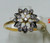 14 K solid gold Diamond ring jewelry 7848