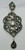 Sterling silver Diamond Polkee kundan meena pendant necklace