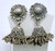 925 silver earrings ethnic tribal old dangles jewelry 11599