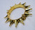 Gold bangle 22 k Gold spike bangle bracelet cuff jewelry 11826