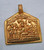 Gold pendant necklace vintage ethnic tribal shiva pendant jewelry 11897