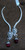 Diamond Necklace 18K Gold choker Earrings wedding engagement jewelry 494-147