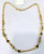 Gold Necklace chain 22K gold Diamond Gemstone beads chain 500-016