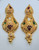 22K Gold Earrings fine chandelier jewelry 12062