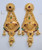 22K Gold Earrings fine chandelier jewelry 12072