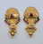 22K Gold Studs Earrings fine jewelry 12074