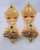 22K Gold Earrings fine chandelier jewelry 12078