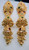 22K Gold Earrings fine chandelier jewelry 12080