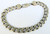 Vintage Sterling silver Link Chain Bracelet Men's Jewelry 13175