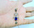 Vintage Victorian 14K Gold Amethyst Gemstone Diamond Pendant Necklace