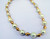 Large South Sea Pearls and 22K Real Gold Beads Necklace Strand 