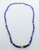 18K Gold and Faceted Tnazanite Gemstone Beads Strand Necklace Fine Handmade Jewelry