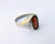 Vintage Sterling Silver Coral Gemstone Ring, from Rajasthan, India, jewellery from Rajasthan, indian ring, ethnic ring