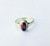  Vintage Sterling Silver Natural Ruby  Gemstone Ring, from Rajasthan, India, jewellery from Rajasthan, indian ring, ethnic ring