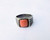 Vintage Sterling Silver Coral Gemstone Ring, from Rajasthan, India, jewellery from Rajasthan, indian ring,ethnic ring 13601