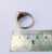 Vintage Solid Silver Red Onyx Gemstone Ring 