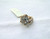 18K Solid Gold Marked Real Diamond wedding Engage/ment Ring Fine Gift Jewelry 574-280