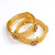 22K Gold Solid Gold  Bangles Pair Hallmarked 916 Fine Handmade Jewellery-173