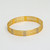 916 Hallmarked Gold Bangles Pair Fine Handmade Jewelry -188