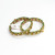 18K Solid Gold Diamond Kundan Meena work Fine Bangles Bracelet pair Wedding Jewelry-239