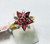 Diamond & Ruby 14 cts solid gold ring jewelry