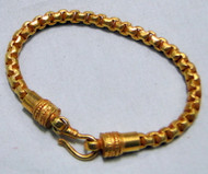 gold bracelet 22 k gold vintage handmade jewelry 11909