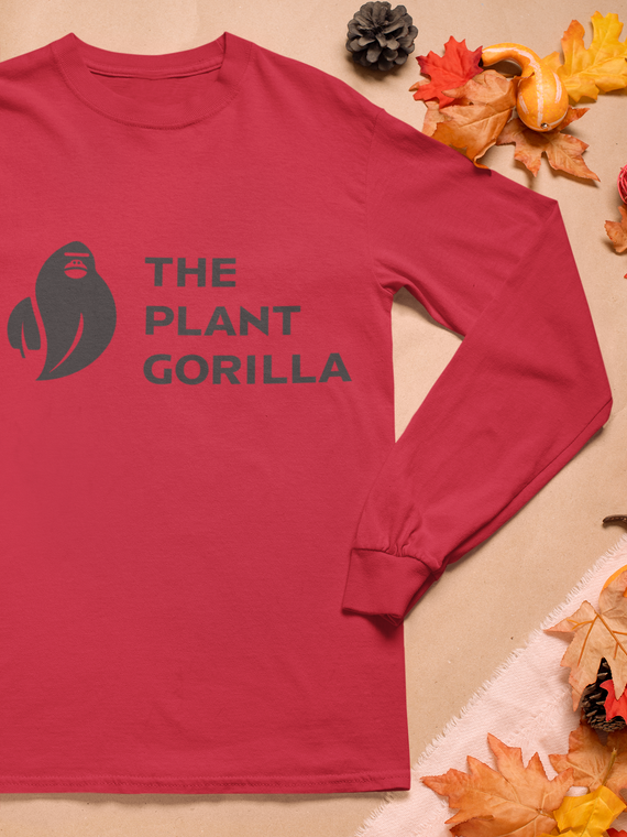 The Plant Gorilla Unisex Long Sleeve Tee