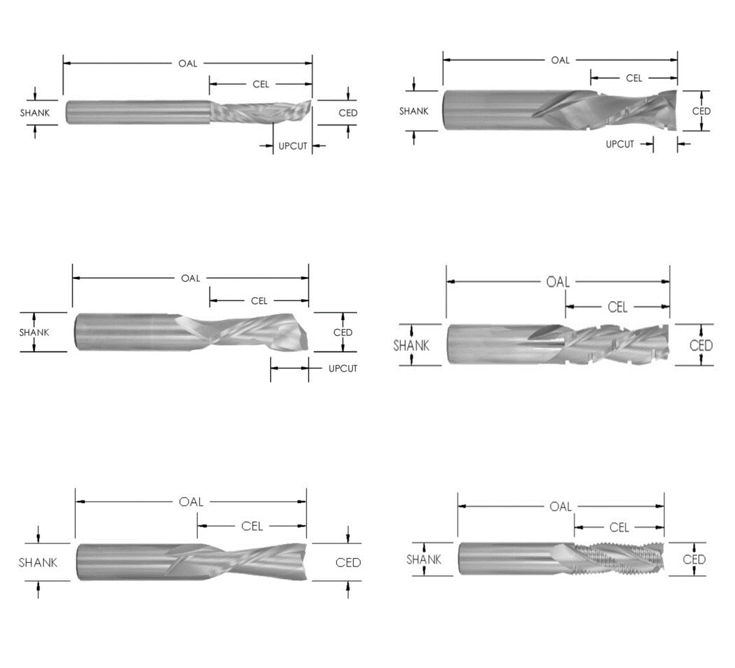 Solid Carbide Spiral Bits