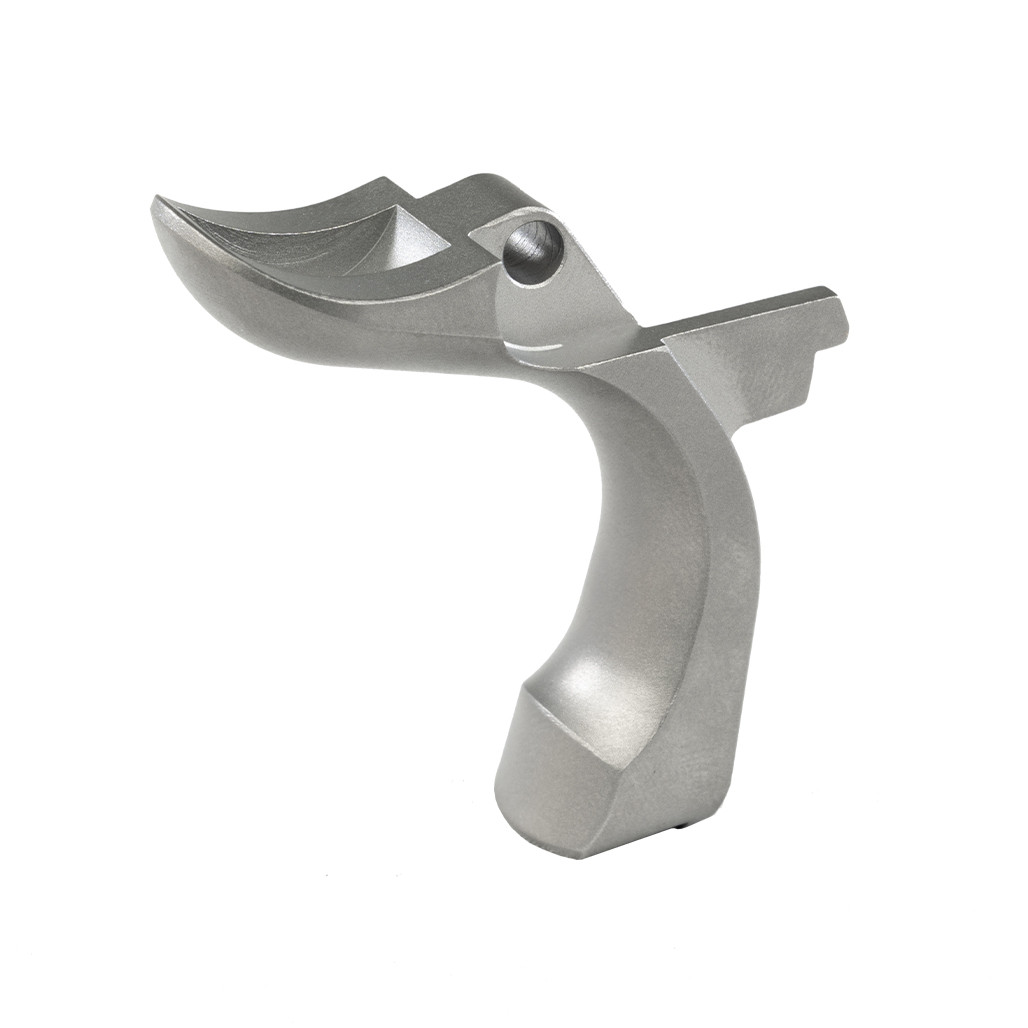 Tisas 1911 Extended Beavertail Grip Safety - Stainless Steel