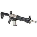 Close-up of Tokarev TAR 12MP Picatinny rail for optics and accessories