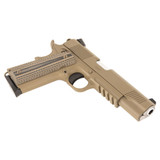 Tisas 1911 Duty B45RDG Raider .45 ACP tactical pistol angled view showing trigger