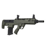 Tokarev TBP 12ODG bullpup 12GA shotgun angled view with full-length Picatinny rail Tokarev TBP 12ODG bullpup 12GA shotgun angled view with full-length Picatinny rail